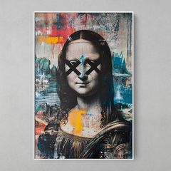 Quadro Decorativo Monalisa Graffiti - comprar online