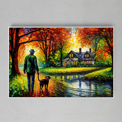 Quadro Decorativo Forest House - comprar online