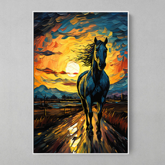 Quadro Decorativo Cavalo Van Gogh - comprar online