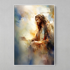 Quadro Decorativo Jesus Abstrato - comprar online