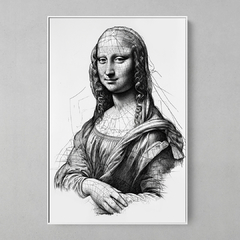 Quadro Decorativo Monalisa - comprar online