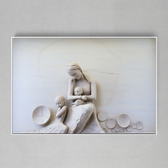 Quadro Decorativo Plaster Love