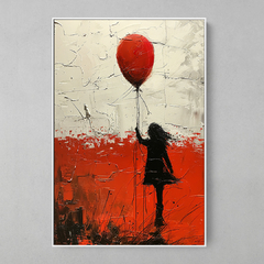 Quadro Decorativo Menina do Balão - comprar online