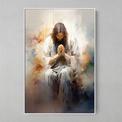 Quadro Decorativo Jesus Orando - comprar online