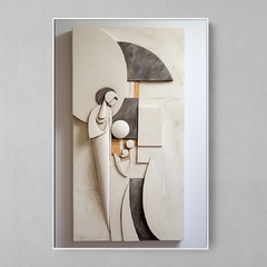 Quadro Decorativo Abstract Plaster - comprar online