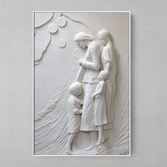 Quadro Decorativo Plaster Family