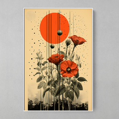 Quadro Decorativo Girasol Vermelho Art - comprar online