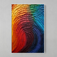 Quadro Decorativo COLORFUL PLASTER ART - comprar online