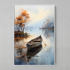 Quadro Decorativo Canoa Estilo Pintura I - comprar online