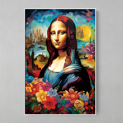 Quadro Decorativo Monalisa Pollock - comprar online