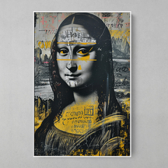 Quadro Decorativo Monalisa Yellow - comprar online