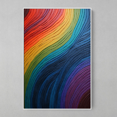 Quadro Decorativo COLORFUL PLASTER ART II - comprar online