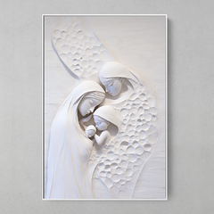 Quadro Decorativo People Plaster Art