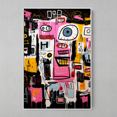 Quadro Decorativo Basquiat Art Expression - comprar online