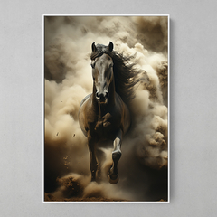 Quadro Decorativo Cavalo Fumaça - comprar online