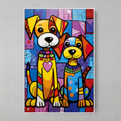 Quadro Decorativo Dogs Romero iBritto - comprar online