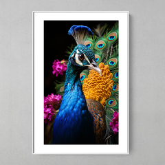 Quadro Decorativo Pavão Obra Divina - comprar online