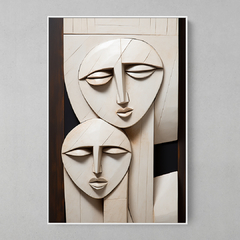 Quadro Decorativo Plaster Face - comprar online