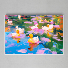 Quadro Decorativo Patos