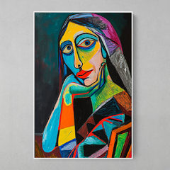 Quadro Decorativo Monalisa Picasso - comprar online