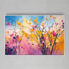 Quadro Decorativo Ink Flowers - comprar online