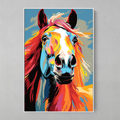 Quadro Decorativo Cavalo Pop Art - comprar online