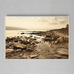 Quadro Decorativo Praia de Pedras - comprar online