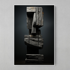 Quadro Decorativo Escultura Equilibrium - comprar online