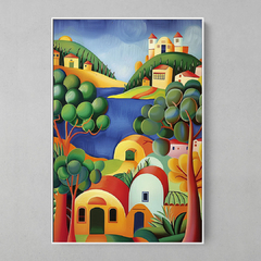 QUADRO DECORATIVO LAGO TARSILA DO AMARAL na internet