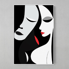 Quadro Decorativo Mulheres Linhas - comprar online