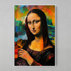 Quadro Decorativo Monalisa Colorful - comprar online