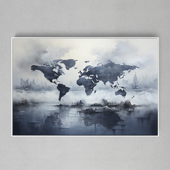 Quadro Decorativo Lost Map - comprar online