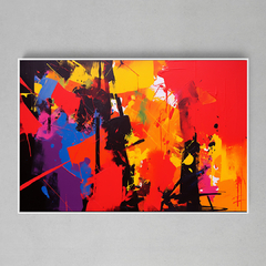 Quadro Decorativo Abstrato Vibrante - comprar online