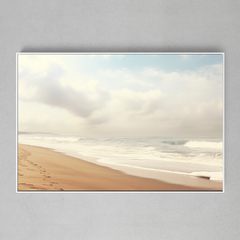 Quadro Decorativo Areia, Céu e Mar - comprar online