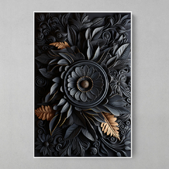 Quadro Decorativo Floral Symbol - comprar online