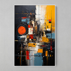 Quadro Decorativo Abstrato Collor - comprar online