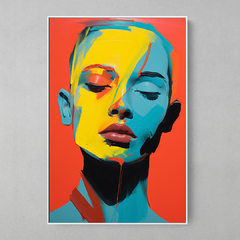 Quadro Decorativo Painted Face - comprar online