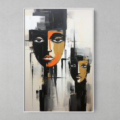 Quadro Decorativo Boneco Abstrato - comprar online