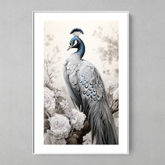 Quadro Decorativo Pavão Elagance - comprar online