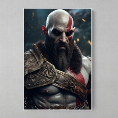 Quadro Kratos God of War - comprar online