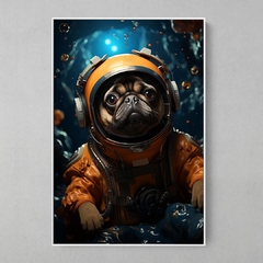 Quadro Decorativo Pug Explorador - comprar online