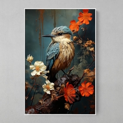 Quadro Decorativo Birds Collage Flowers - comprar online