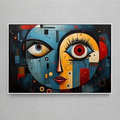 Quadro Decorativo Diferente Olhar estilo Picasso - comprar online