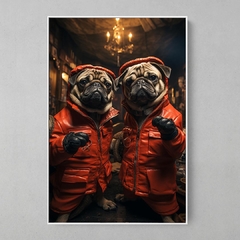 Quadro Decorativo Pugs Pub