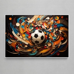 Quadro Decorativo Futebol Art - comprar online