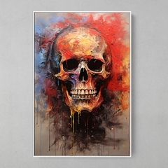 Quadro Caveira ao estilo Jim Dine - comprar online