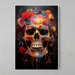 Caveira ao estilo Mr. Brainwash 2 - comprar online