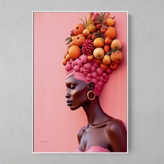 Quadro Pink Woman Fruits - comprar online