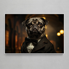 Quadro Decorativo Senhor Pug