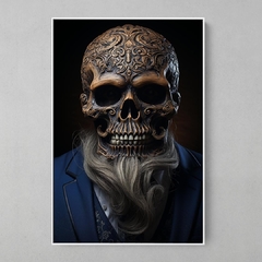 Quadro Barber Skull - comprar online